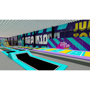 Bettaplay 1900 m² Centre de divertissement intérieur pour enfants, thème Rêve Tendance Violet, avec trampoline, toboggan multiple et piscine à balles - Product Image 5