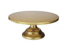 Soporte de pastel de aluminio de diseño moderno con diseño simple perfecto para fiestas de té, picnics y aperitivos nocturnos - Product Image 1