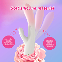 Vibrateur double couleur pour femmes, stimulateur du point G, NOUVEAU Gode Lapin Vibrateur à perles, Fournisseur en gros de produits sexuels