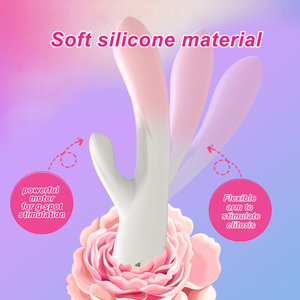 Đôi màu Vibrator thỏ dildo cho phụ nữ g tại chỗ máy rung Nouveau gode Lapin vibrateur một Perles quan hệ tình dục Cửa Hàng Bán buôn Nhà cung cấp - Product Image 5