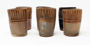 Taza para beber de cuerno de buey hecha a mano elegante estilo náutico Medieval forma Natural tallado de animales pulido para decoración de Navidad - Product Image 2