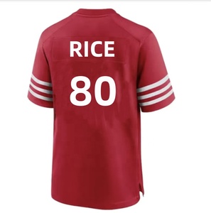 Camisetas de fútbol americano para hombre al por mayor de fábrica, camisetas de manga corta bordadas con parche cosido personalizado, todos los equipos, proveedores OEM ODM - Product Image 5