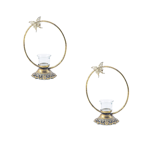 Bougeoir fait main de 6 bras de bougeoir de nickel d'acier inoxydable de couleur argentée pour l'usage d'intérieur et extérieur - Product Image 2