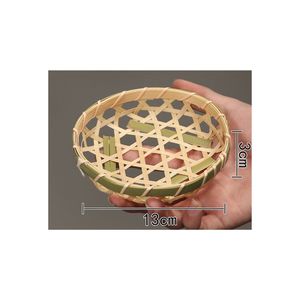 NOUVEAU DESIGN PANIER EN BAMBOU MINI TAILLE-STYLE UNIQUE À DES FINS DÉCORATIVES CRÉER UN ENVIRONNEMENT CHAUD - Product Image 1