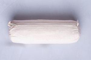 Étui à crayons circulaire personnalisé avec logo promotionnel pour étudiants, étui à crayons en toile de coton naturel à fermeture éclair pour adultes - Product Image 3