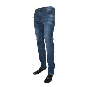 Wholesale Hot Sale Pocket Wash Jeans for Men Vintage Patch <b>Stretch</b> <b>Denim</b> Pants <b>Denim</b> Pant Printed Pattern Washed - Product Image 4