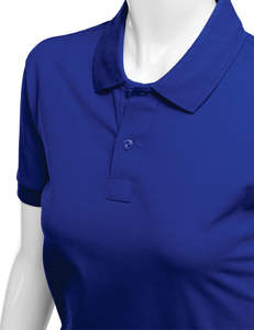 Estilo informal de gran tamaño para hombres y mujeres para Polo de punto de algodón estampado con cuello con punta clásica y mezcla de algodón de estilo - Product Image 1