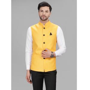 Vente en gros de gilets jaunes de luxe pour hommes, pour les soirées, les réunions d'entreprise et les événements du soir, disponibles à la vente - Product Image 1