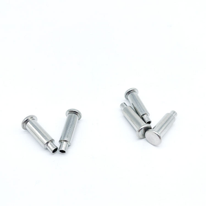 Rivet semi-tubulaire non standard en acier inoxydable 304 et aluminium, grade 4, finition brillante, taille personnalisée - Product Image 1