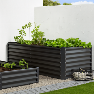 เตียงปลูกต้นไม้เหล็กชุบสังกะสีกล่องโลหะลูกฟูกสำหรับทำสวนและตกแต่งบ้าน - Product Image 3