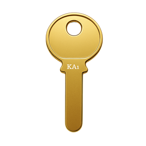 Llaves en Blanco KA1, Llaves con Forma de Gota, Llaves de Níquel Plateado - Product Image 1