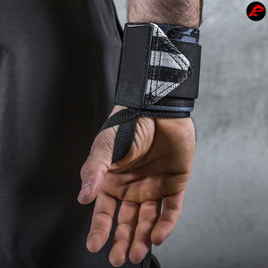 2023 nuevo diseño personalizado de alta calidad Fitness Wear muñequeras precio al por mayor hombres muñequeras - Product Image 5