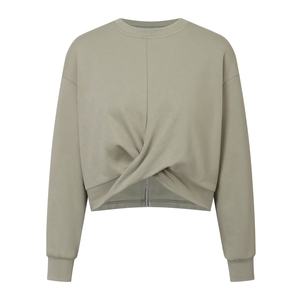 Conjunto de Sudadera Corta de 2 Piezas Personalizada, Sudadera Holgada con Bolsillos, Pantalones Deportivos Holgados, Sudadera con Cremallera para Mujer, 100% Algodón Ecológico - Product Image 2