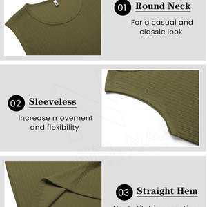 Débardeur respirant à séchage rapide en gros bas prix débardeur sans manches vêtements d'entraînement hommes débardeur - Product Image 5