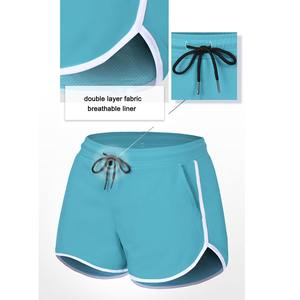 Shorts Deportivos de Verano de Doble Capa para Mujer, Cintura Ajustable, de Alto Rendimiento - Product Image 6