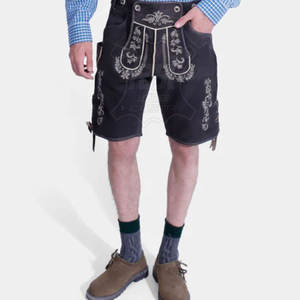 กางเกงเลเดอร์โฮเซินบาวาเรียนแบบใหม่ ระบายอากาศได้ดี สำหรับผู้ใหญ่ บริการ OEM ขายส่ง ออกแบบตามสั่ง - Product Image 6