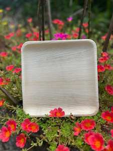 VENTE EN GROS ASSIETTE EN FEUILLE DE PALMIER ARECA NATUREL PLATS JETABLES VAISSELLE BIODÉGRADABLES POUR CUISINE GRANDE QUANTITÉ - Product Image 3