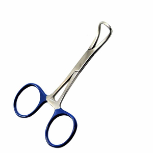 Pinzas profesionales de plástico Backhaus para toallas, mango recubierto de azul, juego de instrumentos de microcirugía para cirugía General, precio barato - Product Image 6