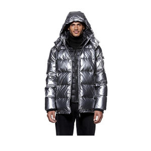 Chaqueta informal 2024 La Chaqueta ligera de cara acolchada para hombre Chaqueta impermeable de embalaje personalizado de alta calidad - Product Image 3