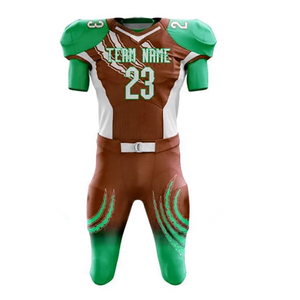 Uniformes de Fútbol Americano Personalizados Reversibles al por Mayor, Camisetas de Fútbol de Poliéster Estampadas en Rojo y Negro - Product Image 2