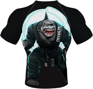 RashGuard personnalisé imprimé par sublimation Mma Rushguard Bjj OEM Mma Rashguard pour hommes Rashguard à manches courtes - Product Image 1