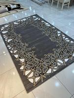 Polyester Mix Yarn Woven Soft Square Flat Pile Floral Pattern Kilim Design Goldenmoon Carpet Kids Rugs Turkish Made in Turkiye