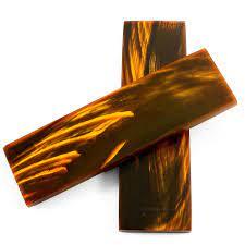 Écailles et plaques de couteau de mouton en corne de bélier pressée de couleur naturelle personnalisée au meilleur prix de l'Inde Style animal - Product Image 6