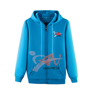 คุณภาพสูงที่กําหนดเองการพิมพ์โลโก้ผู้ชายซิป Hoodie วัสดุที่กําหนดเองยืดหยุ่นผู้ชายเสื้อสเวตเตอร์ Hoodie - Product Image 2