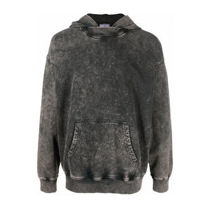 Sudadera con Capucha Estilo Vintage Lavada al Ácido, Sudadera Holgada Estilo Vintage Desgastada por el Sol, Corte Cuadrado Unisex para Hombre, Sudadera Básica - Product Image 4