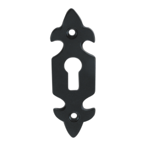 Escudos de hierro de primera calidad para herrajes para puertas, escudos decorativos de hierro adornados para uso interior y exterior - Product Image 2