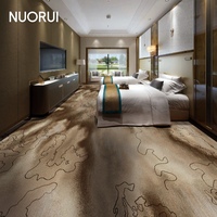 Tapis Axminster à motifs abstraits pour chambre d'hôtel design, hôtel de luxe et résidence moderne, revêtement mural à mur