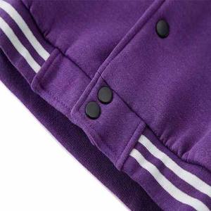 Veste de baseball universitaire pour hommes, style de rue, avec logo personnalisé, vêtements d'hiver en toile, vente en gros, veste de baseball pour collèges - Product Image 6