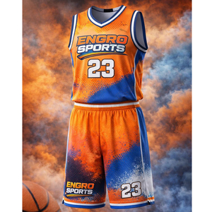 Fabricant de maillots de basket-ball en gros Pakistan Fournisseur de vêtements de sport sur mesure Commande en gros d'uniformes de basket-ball Commande d'uniformes de basket-ball - Product Image 1