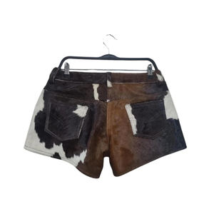 Nouveaux shorts en cuir naturel pour hommes, cuir de vache véritable, shorts décontractés, pantalon, design personnalisé, haute qualité, mode streetwear - Product Image 4