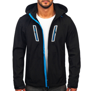 Veste Softshell d'hiver pour homme, imperméable, écologique, style streetwear, doudoune décontractée, vente en gros - Product Image 1