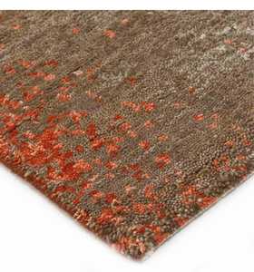 พรมไหมพรมขนสัตว์ทำมือสุดหรูทันสมัยผ้านิ่มผูกปมปรับแต่งได้ขนาด5x8ถึง12X14ลวดลายนามธรรมสำหรับบ้านสำนักงานโรงแรม - Product Image 4