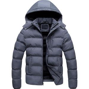 Veste d'hiver pour hommes col montant réversible respirant isolé chaleur vêtements d'extérieur décontractés poche avant toile de haute qualité - Product Image 4