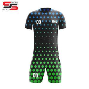 Camisetas de fútbol con diseño de tira de sublimación personalizado, camisetas de alta calidad al por mayor, uniforme de fútbol recortado ajustado de calle de gran tamaño - Product Image 5