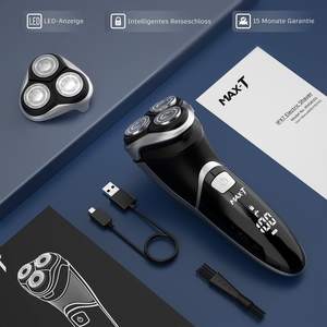 Afeitadora Eléctrica para Hombre, Recargable, Inalámbrica, de Precisión, para Uso en Seco y Húmedo, con Triple Cuchilla, Resistente al Agua IPX7, Lavable, para Uso en Autocaravanas - Product Image 3