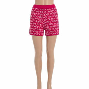 Shorts en maille imprimés en coton et élasthanne, extensibles, respirants, pour l'été, le fitness et les loisirs – Recherchez et achetez en ligne - Product Image 5