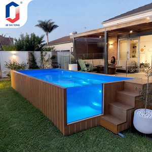 Heavy Duty Anti UV Fiberglass Prefabricated Container <b>Pool</b> For Hotel Resort Villa Outdoor Combo Above Ground <b>Pool</b> Swimming <b>pool</b> - Product Image 1