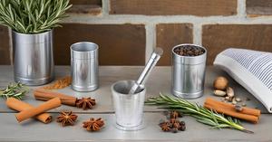 Mortero y Maja de Aluminio de Calibre Grueso, Aptos para Lavavajillas, Ecológicos, para Moler Especias y Medicamentos - Product Image 4