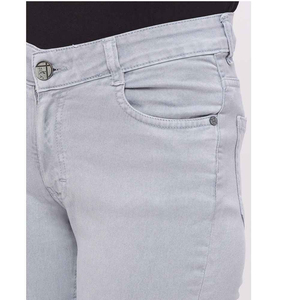Jeans en denim personnalisés à la mode pour femmes, pantalons de couleurs unies, jeans, jeans crayon pour femmes, pantalons en denim foncé délavé pour femmes - Product Image 5