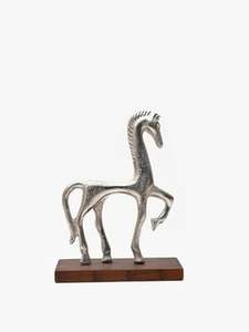 Accessoires pour la maison, sculpture de poney argenté pour la décoration de la maison, fabricant et exportateur - Product Image 6