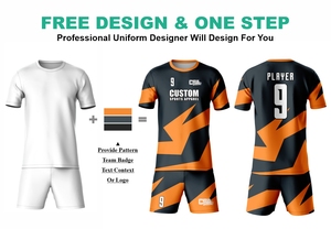 Los últimos uniformes de fútbol totalmente personalizados, ropa de equipo, impresión personalizada, uniforme de sublimación de fútbol OEM 2025 - Product Image 2