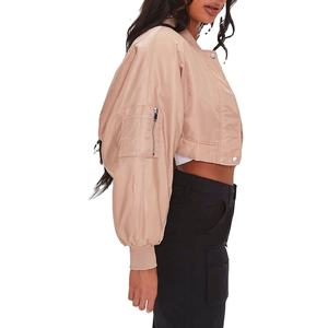 2025 femmes en gros nouveau Style Satin Bomber vestes dames hiver manches longues en plein air manteaux danse femmes Bomber vestes - Product Image 5