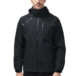 OEM personalizado de los hombres de cremallera chaquetas de lluvia de invierno de nailon poliéster impermeable forro de malla de diseño unisex para hombres y mujeres a precios bajos - Product Image 5