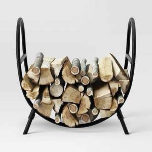 Porte-bûches électrique en métal de qualité supérieure avec finition thermolaquée pour cheminée, rangement robuste - Product Image 6