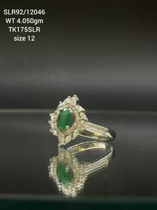 2024 Mixed Colored Crystal Gemstone Womens Ring Light Luxury Gorgeous Zirconium Ring Micro-inlaid S925 Silver Gemstone Ring - Product Image 2