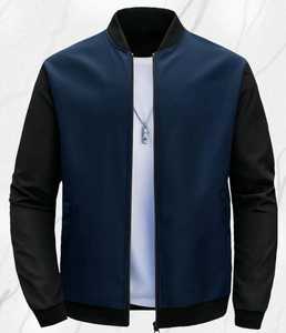 เสื้อแจ็กเก็ตบอมเบอร์สำหรับทุกเพศเครื่องแบบแขน PU ทันสมัยปรับแต่งได้สำหรับฤดูใบไม้ร่วงฤดูหนาว - Product Image 5
